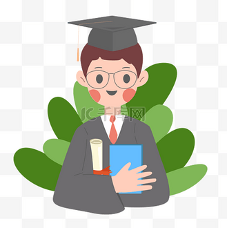毕业生卡通人物图片_毕业生卡通人物素材-毕业生卡通人物图片大全-千