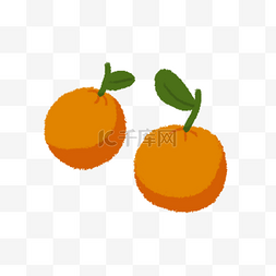卡通黄色水果图片_手绘卡通黄色橘子免扣元素