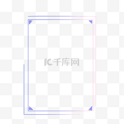 简约渐变边框对话框