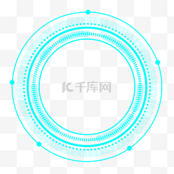 科技圆形光圈图片_科技感圆形光圈