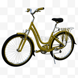 自行车交通工具图片_共享小黄单车