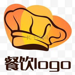 logo厨师图片_黄色简约餐饮LOGO