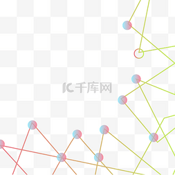 渐变不规则线条几何