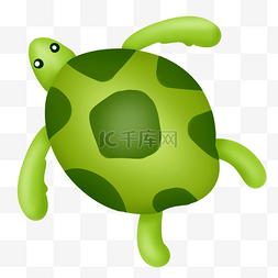 绿色乌龟装饰