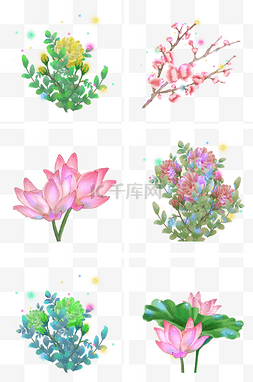 光感梦幻花卉合集