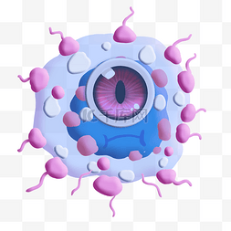 大肠杆菌结构简图图片_蓝色泡泡嘟嘴细菌