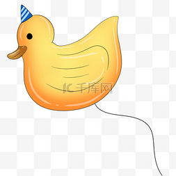 小黄鸭生日气球