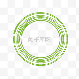 绿色圆圈线圈