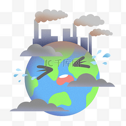 地球污染图片_地球严重污染
