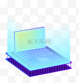 蓝色笔记本电脑图片_蓝色笔记本电脑