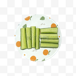 食物水果蔬菜黄瓜摆盘