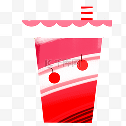 桶装水图片_红色樱桃水饮品
