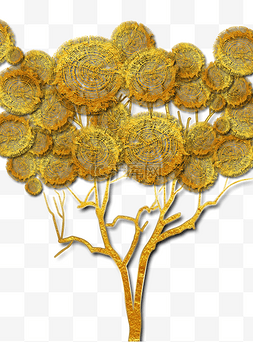 金色树年轮