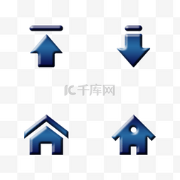 蓝色高端商务图片_简约蓝色立体商务办公行政手机APP