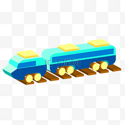  蓝色火车 
