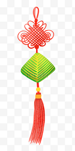 中国结粽子图案