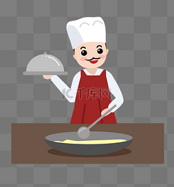 卡通厨师矢量厨师图片_矢量厨师行业人物