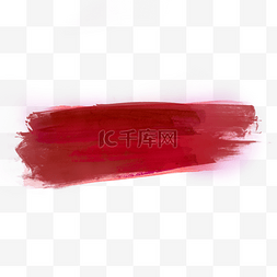 water splash红色水彩笔刷