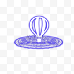卡通热气球图标下载