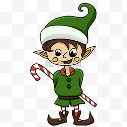 可爱的christmas elf过圣诞节可爱剪