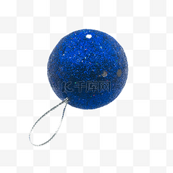 蓝色圆球挂饰