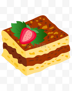 粉色纸杯蛋糕图片_甜品水果蛋糕手绘插画
