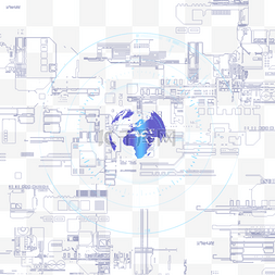 科技地球箭头图片_创意电子