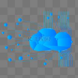 蓝色商务科技云端