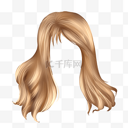 带假发的鸡图片_女性发型假发