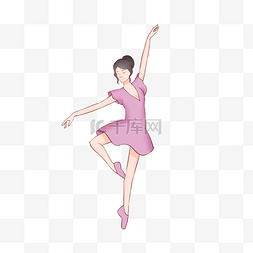 运动跳舞插画图片_舞蹈运动跳舞