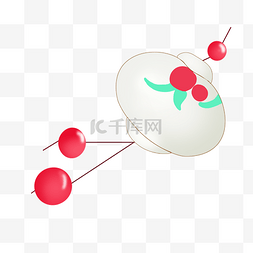 陶瓷风铃图片_白色陶瓷风铃