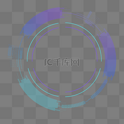 科技感背景光圈图片_科技感几何光圈底纹