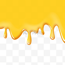 金色的蜂蜜水滴状甜品