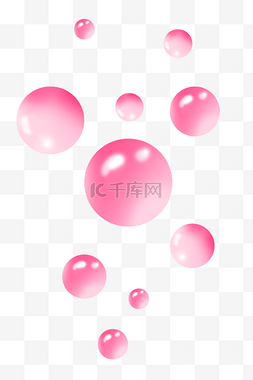 粉色渐变图片_粉色渐变漂浮气泡