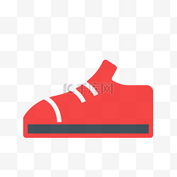 鞋子促销图片_卡通红色的休闲鞋子