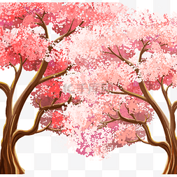 春天春季桃树