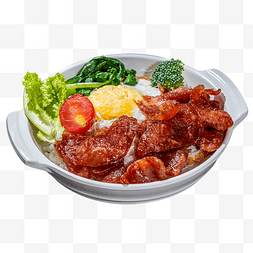 综合煲仔饭图片_美食腊肠煲仔饭