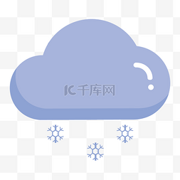 小雪天气图标