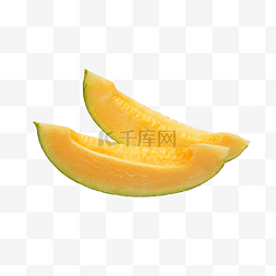 水果西柚线描图片_两块哈密瓜