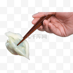 赵薇割韭菜图片_筷子夹着饺子