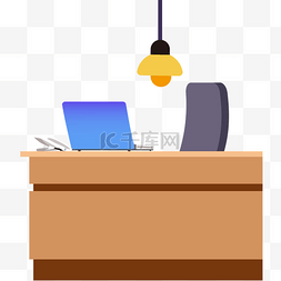 木质办公桌图片_木质的办公桌