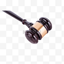 复古法律木桌上的法槌