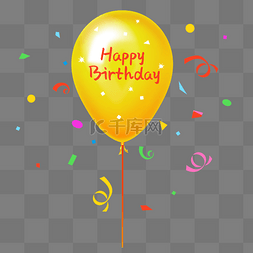 生日快乐气球
