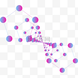 科技感圆点图片_渐变圆点科技感元素