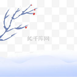 梅花图片_冬季雪地梅花