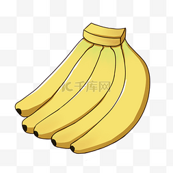 好吃的香蕉图片_好吃的香蕉插画