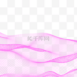 网格曲线图片_紫色网格曲线