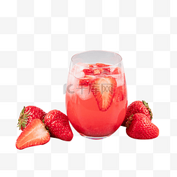 草莓奶茶图片_芝芝莓莓草莓奶茶