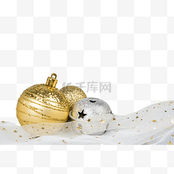 金色圣诞球素材图片_圣诞圣诞节装饰金色圣诞球