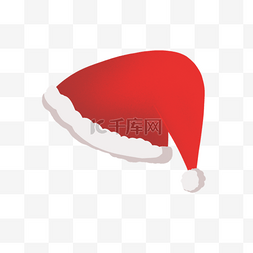 手绘圣诞老人素材图片_圣诞节圣诞帽海报装饰元素